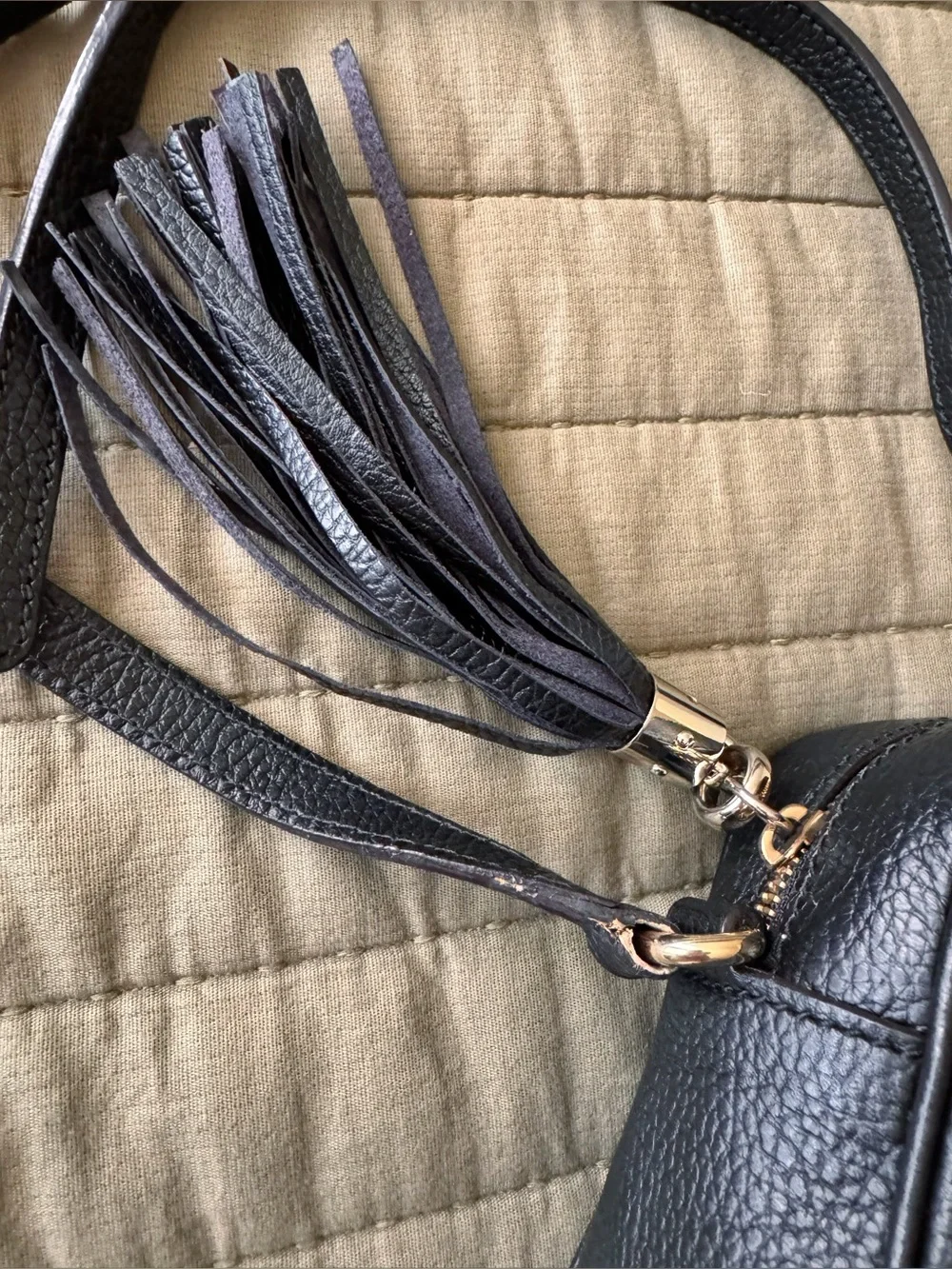 Gucci Black Leather Soho Disco Crossbody